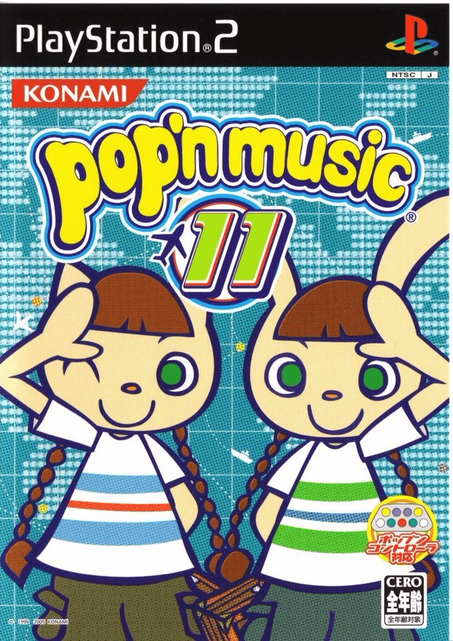 Pop'n Music 11 box art for Playstation 2